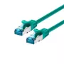 LOGON TCR55SS003G netwerkpatchkabel Cat5e SF/UTP (S-FTP), 0,3 m, groen