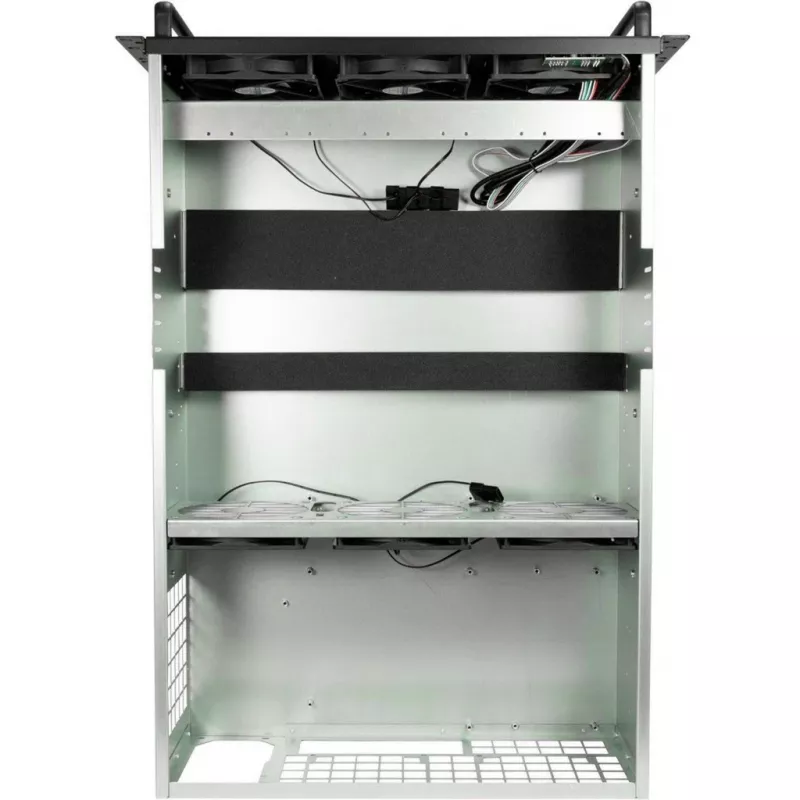 Computerbehuizing Inter-Tech 88887236 rack zwart, grijs