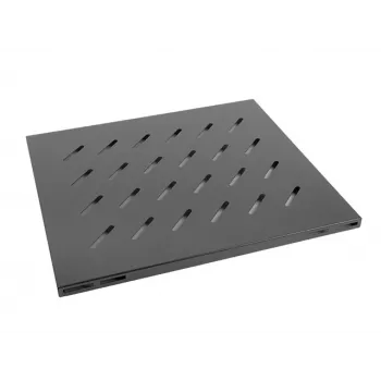 Racklegbord LANBERG AK-1003-B — 1U 19 inch legbord, 465×500×22 mm, 120 kg draagvermogen, zwart