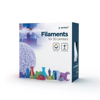 GEMBIRD ABS-filament - rood - 1,75 mm - 1 kg