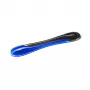 Kensington K62441WW Slim Duo Gel polssteun voor toetsenbord, 490 x 95 x 18 mm, blauw