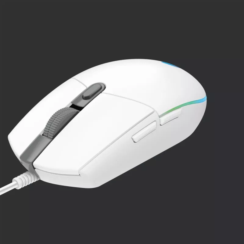 LOGITECH G203 Lightsync gaming-muis USB wit