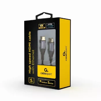 GEMBIRD High-Speed-HDMI-kabel met Ethernet - Premium-serie, 5,0 m