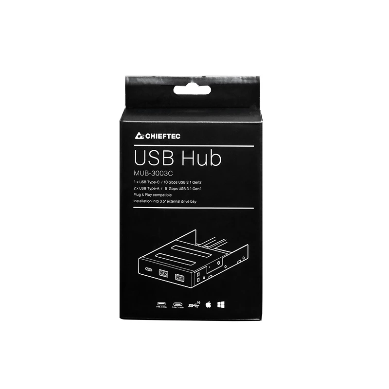 Chieftec MUB-3003 drive-inbouwblende zwart