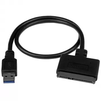StarTech.com USB 3.1 naar 2,5 inch SATA harde schijf-adapter – USB 3.1 Gen 2 10 Gbit/s met UASP externe HDD/SSD opslagconverter