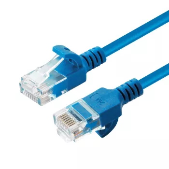 Microconnect V-UTP6A05B slanke netwerkkabel blauw 5 m Cat6a U/UTP (UTP)