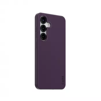 Cover PanzerGlass CARE by modieuze hoes Plum paars Samsung Galaxy S25 transparant