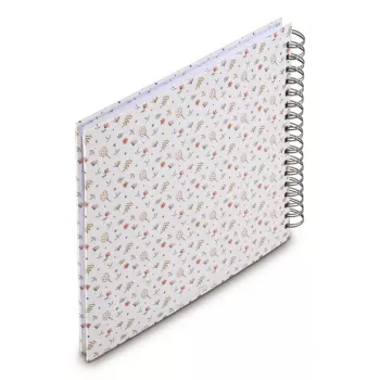 Hama 7739 Floral spiraalfotoalbum, 28x24 cm, 50 witte pagina's