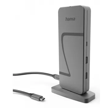 Hama Connect2Office Speed 00200200 USB4-dockingstation, USB-C, PD, 40 Gbit/s, 10 poorten