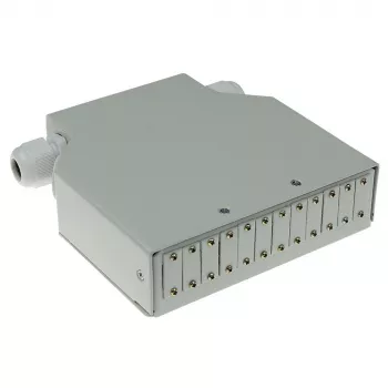 ACT FA2043 glasvezeldoos, ivoor, 130 x 130 x 45,3 mm