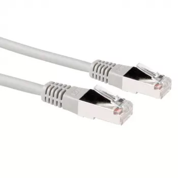 ACT grijs 10 meter LSZH F/UTP CAT5E patchkabel met RJ45-stekkers