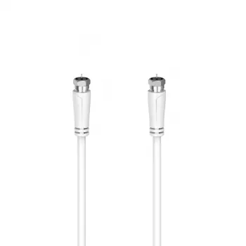 Hama 00205256 coaxkabel 7,5 m F wit