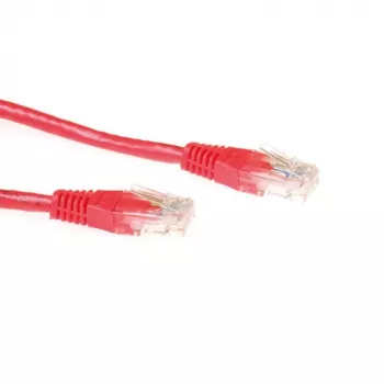 ACT rood 2 meter U/UTP CAT6A-patchkabel met RJ45-stekkers