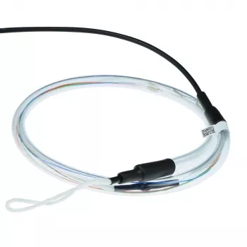 ACT 10 meter Singlemode 9/125 OS2 indoor/outdoor-kabel 4-voudig met LC-stekkers