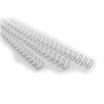 GBC binddraad MultiBind 12 mm, zilver, 130 vel, A4, 281 mm, 124 mm, 100 stuks