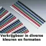 GBC CombBind Binderringen 19 mm A4 21R, blauw, 180 vel, polyvinylchloride (PVC), A4, 100 stuks