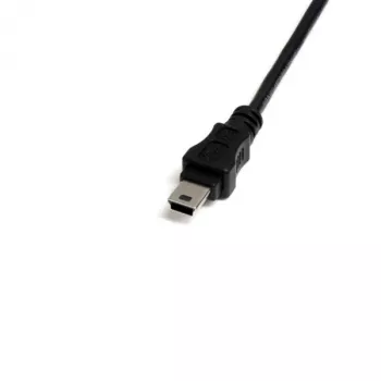 StarTech.com 1 ft Mini USB 2.0-kabel - USB A naar Mini B F/M, 0,3 m, USB A, Mini-USB B, stekker/bus, 0,48 Gbit/s, zwart