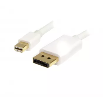StarTech.com 1 m (3 ft) Mini DisplayPort naar DisplayPort 1.2-kabel – 4K x 2K UHD Mini DisplayPort naar DisplayPort-adapterkabel – Mini DP naar DP-kabel voor monitor – mDP naar DP-converterkabel