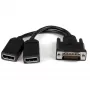 StarTech.com 20 cm DMS-59 naar dual DisplayPort-adapterkabel - 4K x 2K-video