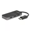 StarTech.com 3-poorts multi-monitor adapter – DisplayPort 1.4 naar 3x 4K DisplayPort videosplitter – dual of triple 4K – laptop/desktop DisplayPort MST-hub voor meerdere monitoren – alleen voor Windows-pc's