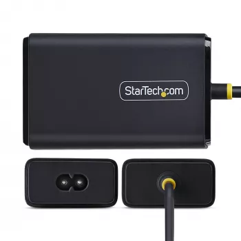StarTech.com 65W USB-C laptop-oplader, 1,5 m vast verbonden USB-C-kabel, voeding voor Dell, XPS, HP ProBook, MacBook Pro, Microsoft Surface Pro