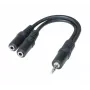 Hypertec 720129-HY Audiosplitter zwart