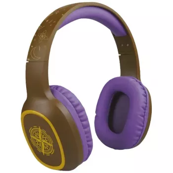 Steelplay Adventure Magic headset (Switch/PC/Mac/mobiel), bedraad & draadloos, gaming, 20 – 20000 Hz, 175 g, headset, bruin, paars