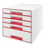 Leitz ladekast WOW Cube 5 laden, 5 lade(n), kunststof, 270 mm, 287 mm, 363 mm, 3,59 kg