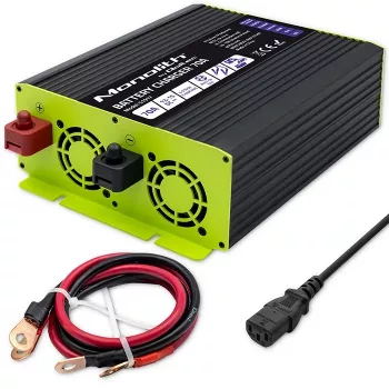 Acculader QOLTEC 51917 voor LiFePO4/AGM/GEL/SLA-accu's, 70 A uitgang