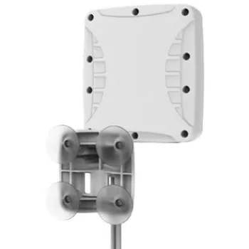 Poynting Antennas 5G/LTE mast/muur/raam A-XPOL-0001-V2-21 SMA (M) 3dBi 2x2 MIMO kruisgepolariseerd rondstralend SMA - stekker 2 x 5 m