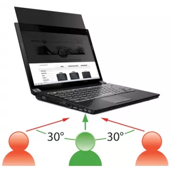 Mobilis privacyfilter voor notebook - 39,6 cm breedbeeld (15,6 breedbeeld)