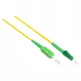 Patchkabel glasvezel simplex OS2 (singlemode, 9/125) LC (APC) / SC (APC), LSZH, 10 m, Good Connections (LW-S910LASA)