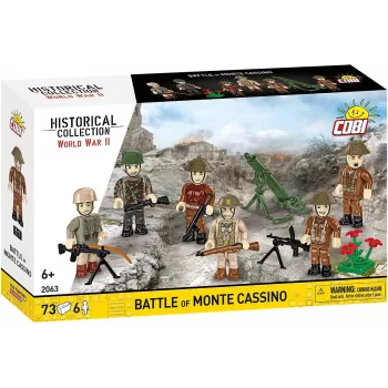 Bouwset Cobi Blocks Slag om Monte Cassino historisch militair diorama COBI-2063