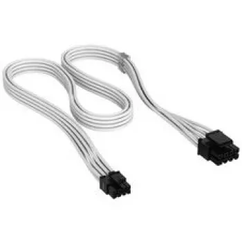Corsair Premium-Sleeved 8-pin-ATX-kabel, voor Type-5-voeding – wit