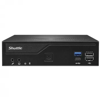 Shuttle Barebone slank DH610V2 Intel/DDR5/zwart - Barebone - Intel socket 1700 (Core i)