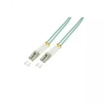 Logilink - patchkabel - LC multi-mode (M) - LC multi-mode (M) - 10 m - glasvezel - 50/125 micrometer - OM3 - halogeenvrij - aquamarijn (FP3LC10)