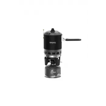 Draagbare campingkooktoestel Fire‑maple FMS‑X3 Zwart — compact, lichte eenpans-kooktoestel