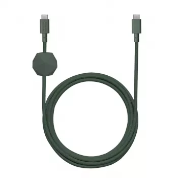 Native Union Anchor Cable 240W USB-C naar USB-C, 3 m, Slate Green