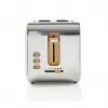 Nedis KABT510EWT Broodrooster, 2 brede sleuven, soft-touch, wit