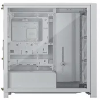 Mid-tower pc-behuizing CORSAIR FRAME 4000D RS Wood wit/eiken, mid-tower ATX-compatibel, gehard glas