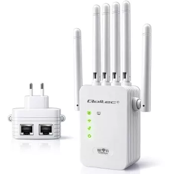 Wi‑Fi‑signaalversterker QOLTEC AC1200 – QOLTEC AC1200 dualband‑signaalversterker