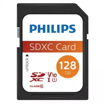 Geheugenkaart Philips 128 GB SDXC UHS-I FM12SD55B/00