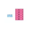 Sigel GN101 Genummerd blok 1-100, 105 x 50 mm, 100 vel, diverse kleuren