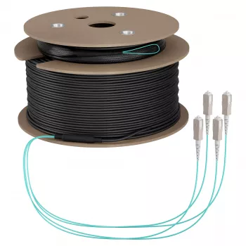 EFB trunkkabel U-DQ(ZN)BH OM3 4G (1x4) SC-SC 70m Dca LSZH