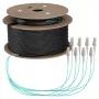 EFB Trunk-kabel U-DQ(ZN)BH OM3 8G (1x8) LC-LC 180m Dca LSZH