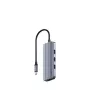 Cudy UH606 interface-hub USB 3.2 Gen 1 (3.1 Gen 1) Type-C 5000 Mbit/s Grijs, Zilver