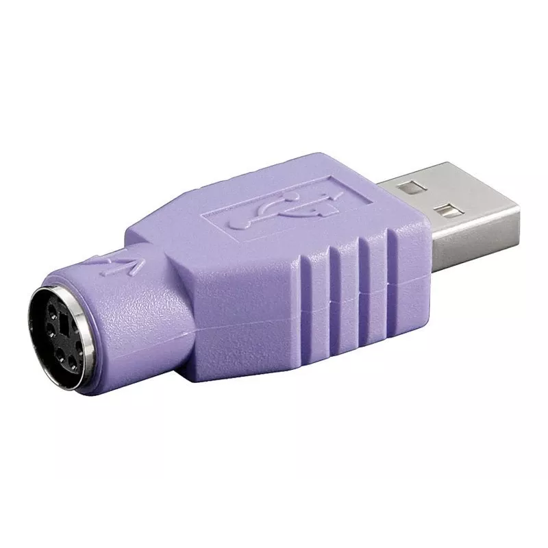 Microconnect USBA-M/PS2-F kabeladapter violet
