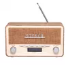Denver DAB-18LW DAB+/FM retroradio, Bluetooth, lichte houtlook