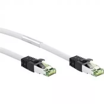 Goobay 55129 CAT 8.1-patchkabel, S/FTP (PiMF), LSZH halogeenvrij, koper AWG 24, 10 m, wit