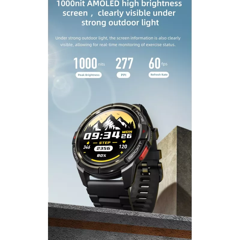 Smartwatch MiBro GS Active zilver